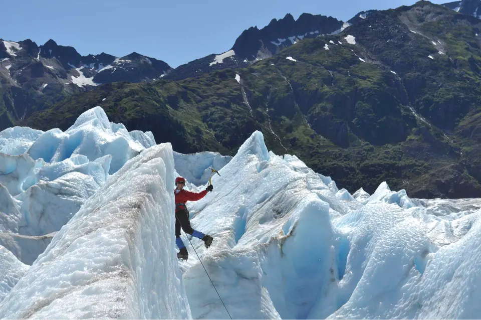 Helicopter and glacier trekking